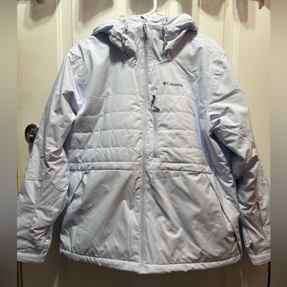 Columbia Light Peri Blue Ski Snow Jacket XXL